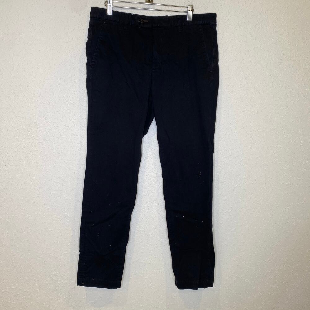 Ted Baker London Men’s Black Chino Pants Slim Straight Leg Sz 34R